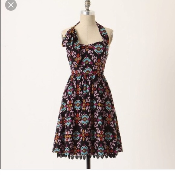 Anthropologie Dresses & Skirts - Anthropologie Primula Halter Dress - Size 8